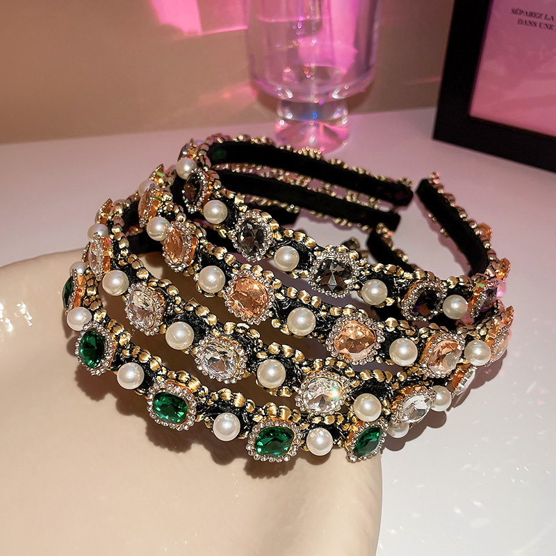 Jewelry Making Adults - عصابات رأس فاخرة لامعة مرصعة بالكامل