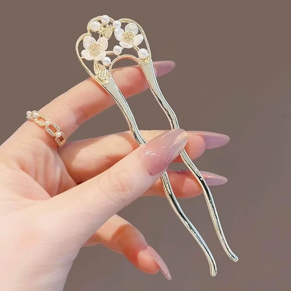 Jewelry Making Adults - دبوس شعر على شكل حرف U،