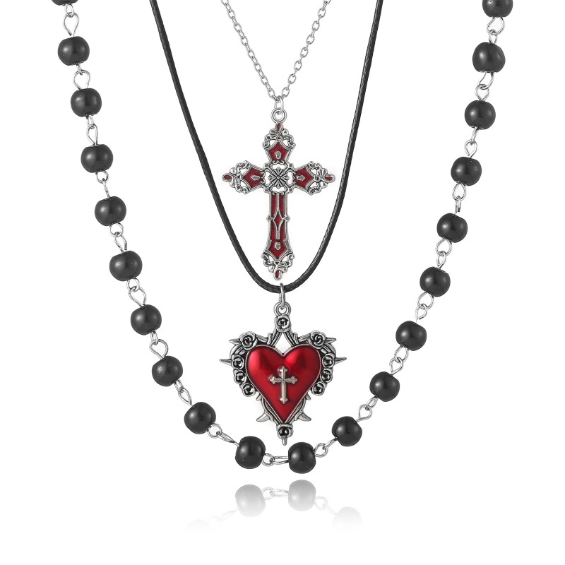 Jewelry Making Kits For Girls - قلادة متعددة الطبقات بتصميم Y2K بانك
