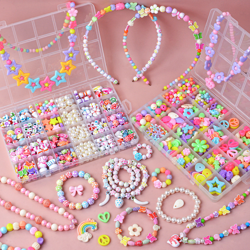 Jewelry Making Kits For Girls - مجموعة صنع المجوهرات للأطفال، خرز إبداعي
