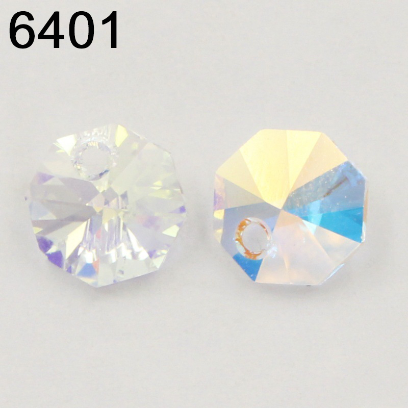 Jewelry Making At Home - 6401 بلورات قلادة مثمنة من النمسا