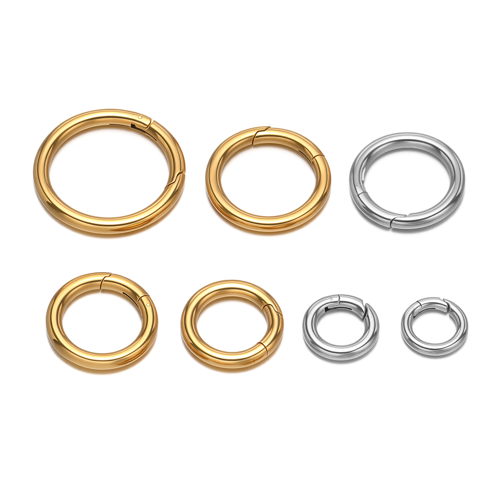 Jewelry Making Factory - 2 قطعة/الوحدة جولة الربيع المشابك الفولاذ