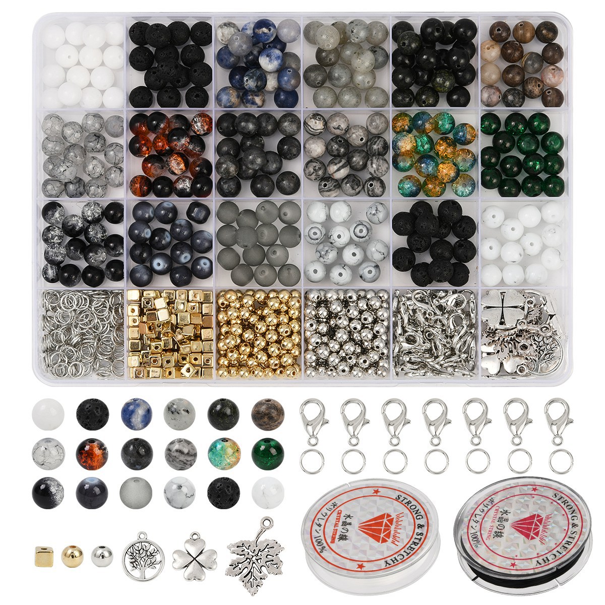 Jewelry Making Kits For Girls - الأحجار الطبيعية الأحجار الكريمة صنع المجوهرات