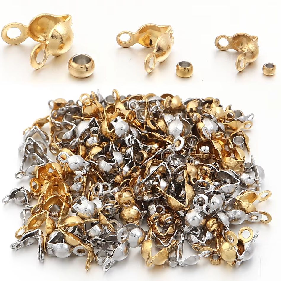 Jewelry Making Kit For Beginners - 40-200 قطعة من الخرز الفولاذي المقاوم