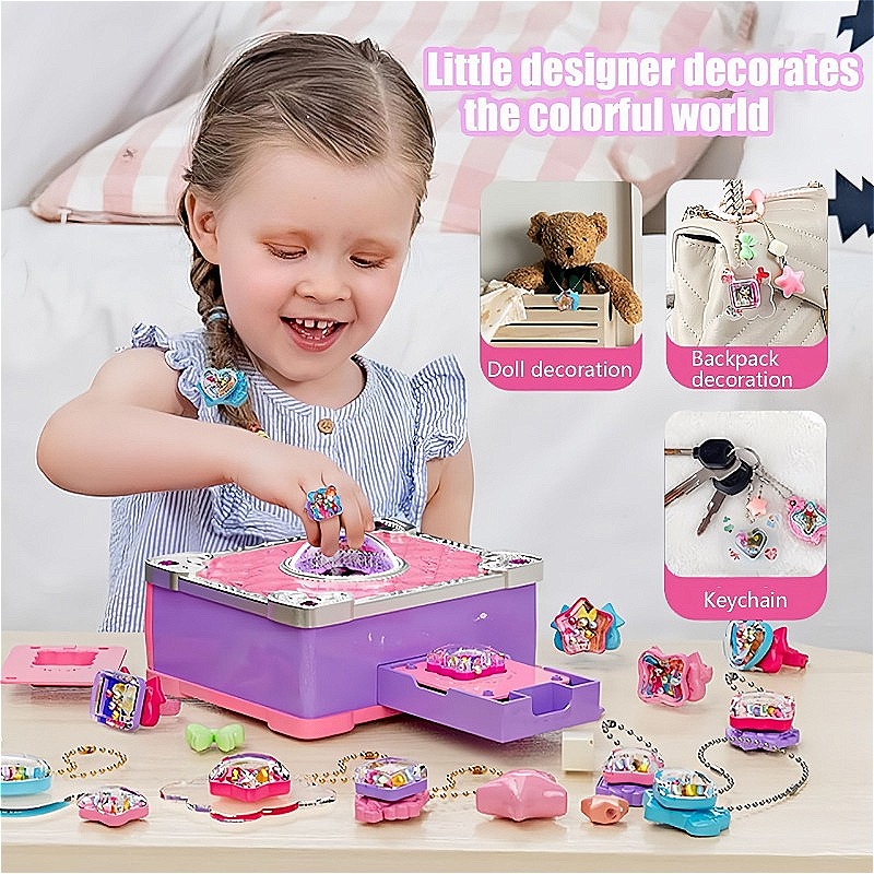 مجموعة صانع الملصقات ثلاثية ال - مراجعة Jewelry Making Kits For Girls وسعره