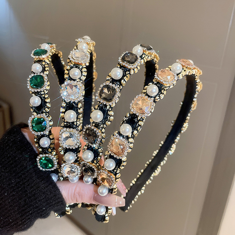عصابات رأس فاخرة لامعة مرصعة ب - مراجعة Jewelry Making Adults وسعره