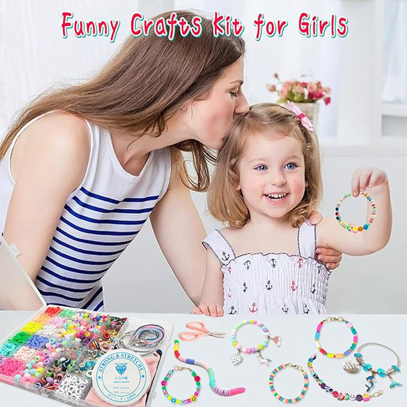 3400 قطعة من الخرز الساحر لصنع - مراجعة Jewelry Making Kits For Girls وسعره