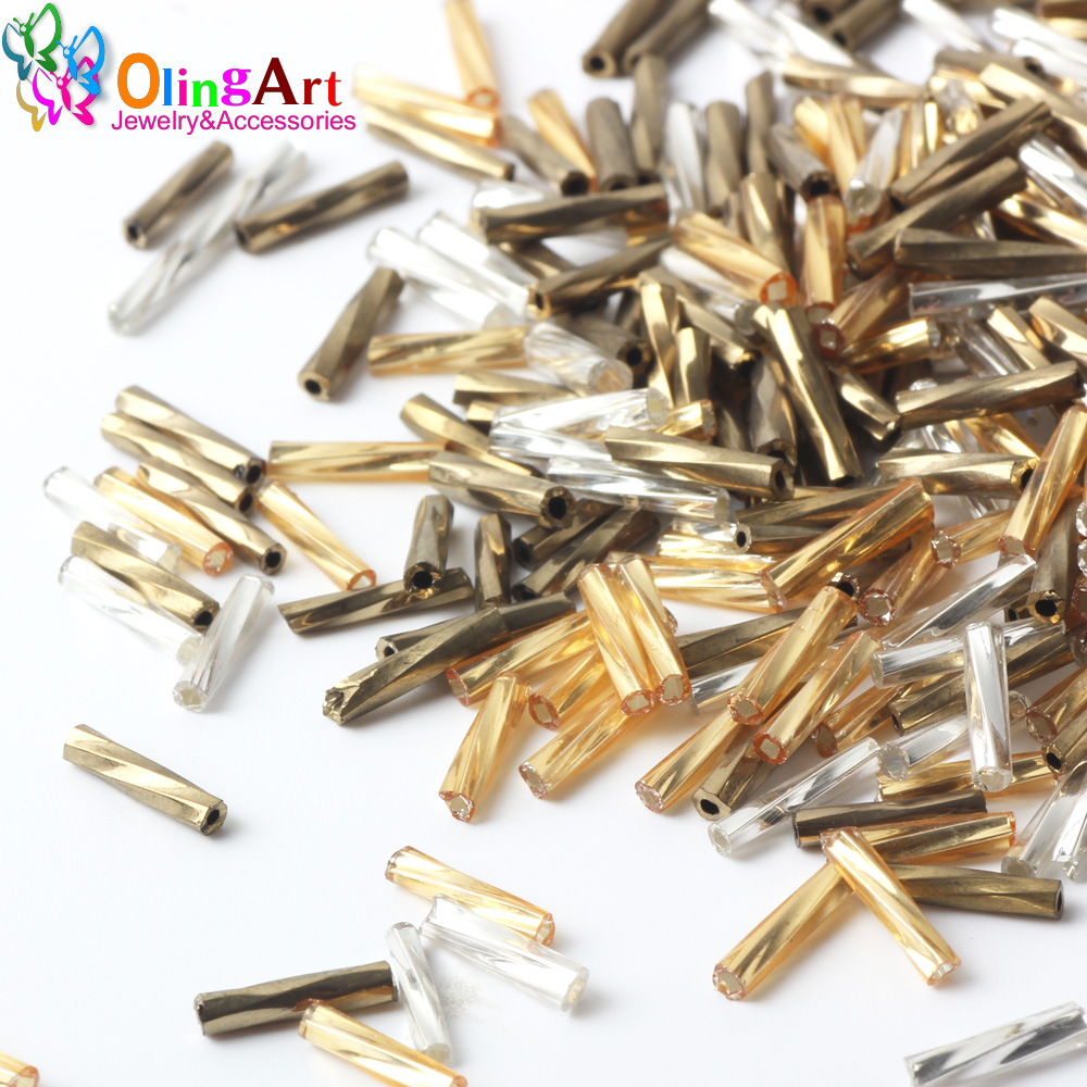 خرز زجاجي ملون من OlingArt مقا - مراجعة Seed Bead Tube وسعره