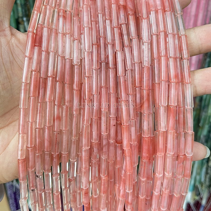 4*13 مللي متر العقيق الطبيعي ا - مراجعة Seed Bead Tube وسعره