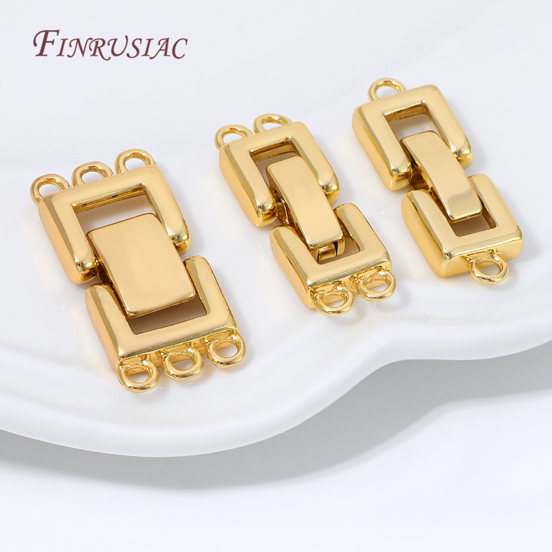 مشبك متعدد الطبقات مطلي بالذهب - مراجعة Jewelry Making Gold وسعره