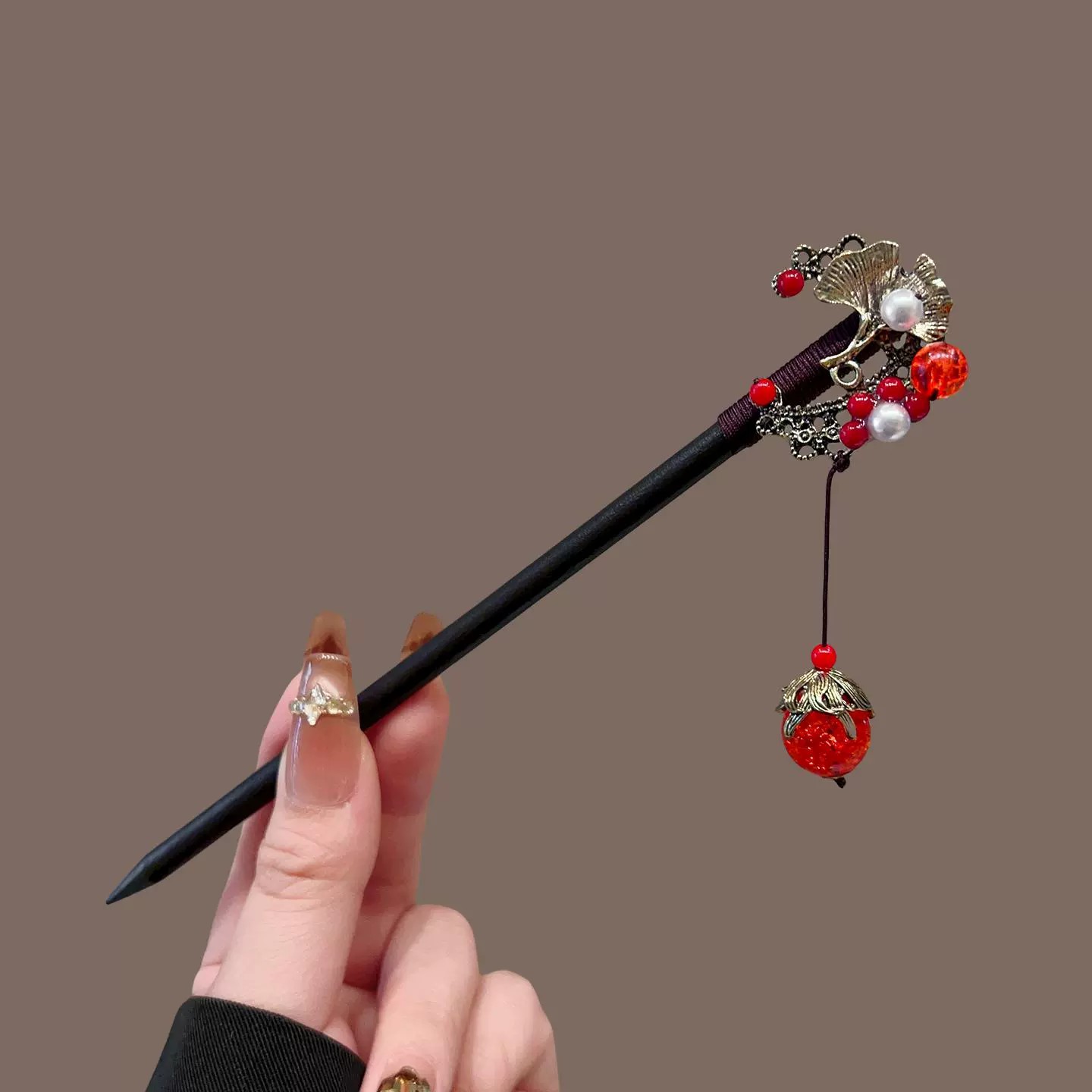 دبوس شعر خشبي عتيق للنساء عصا  - مراجعة Jewelry Making Adults وسعره