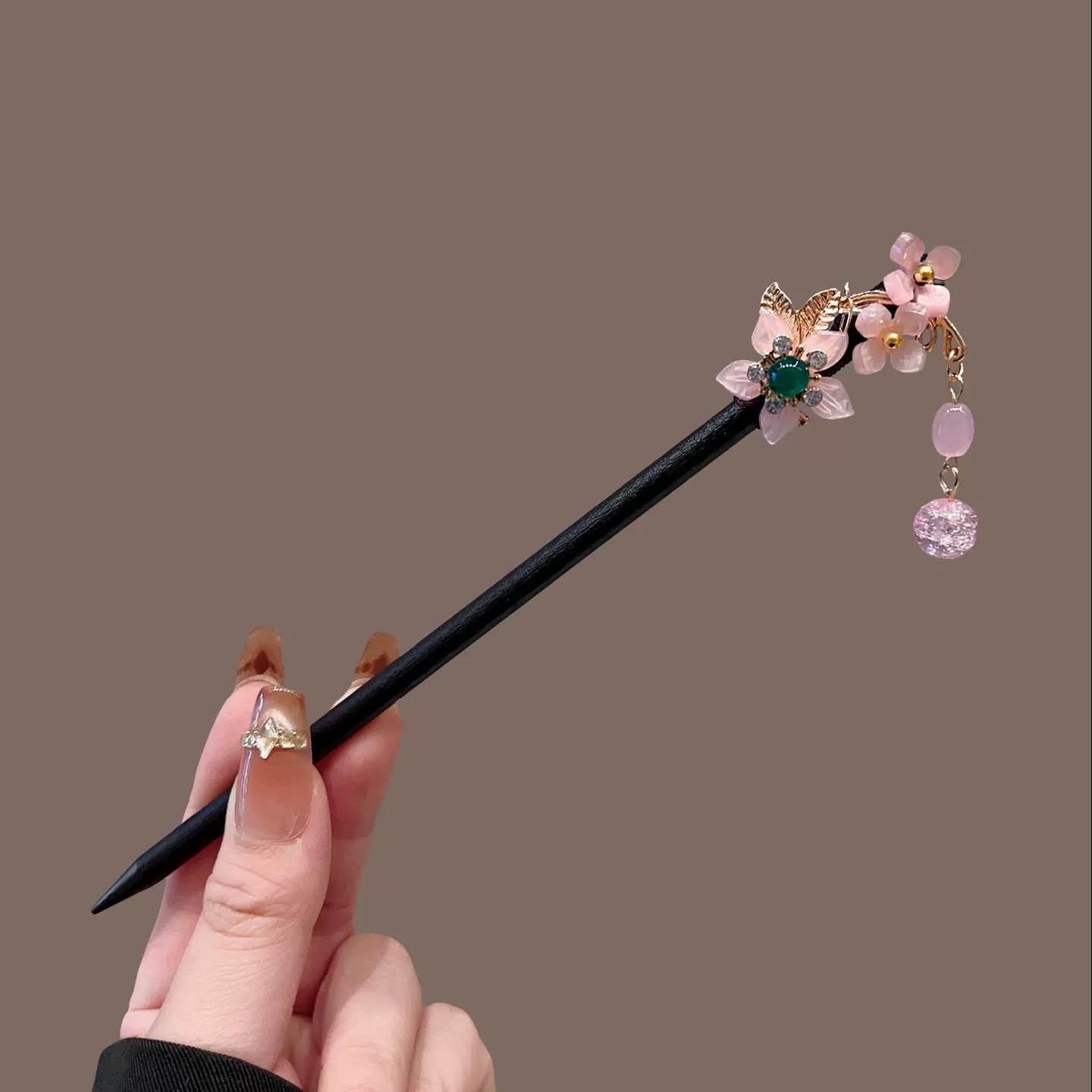 دبوس شعر خشبي عتيق للنساء عصا  - مراجعة Jewelry Making Adults وسعره