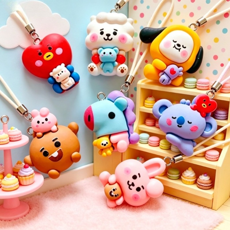 7 قطع من إكسسوارات BT21 الكرتو - مراجعة Jewelry Making Factory وسعره