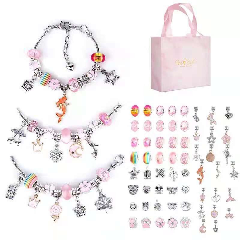 سوار Charm صنع عدة DIY بها بنف - مراجعة Jewelry Making Kits For Girls وسعره