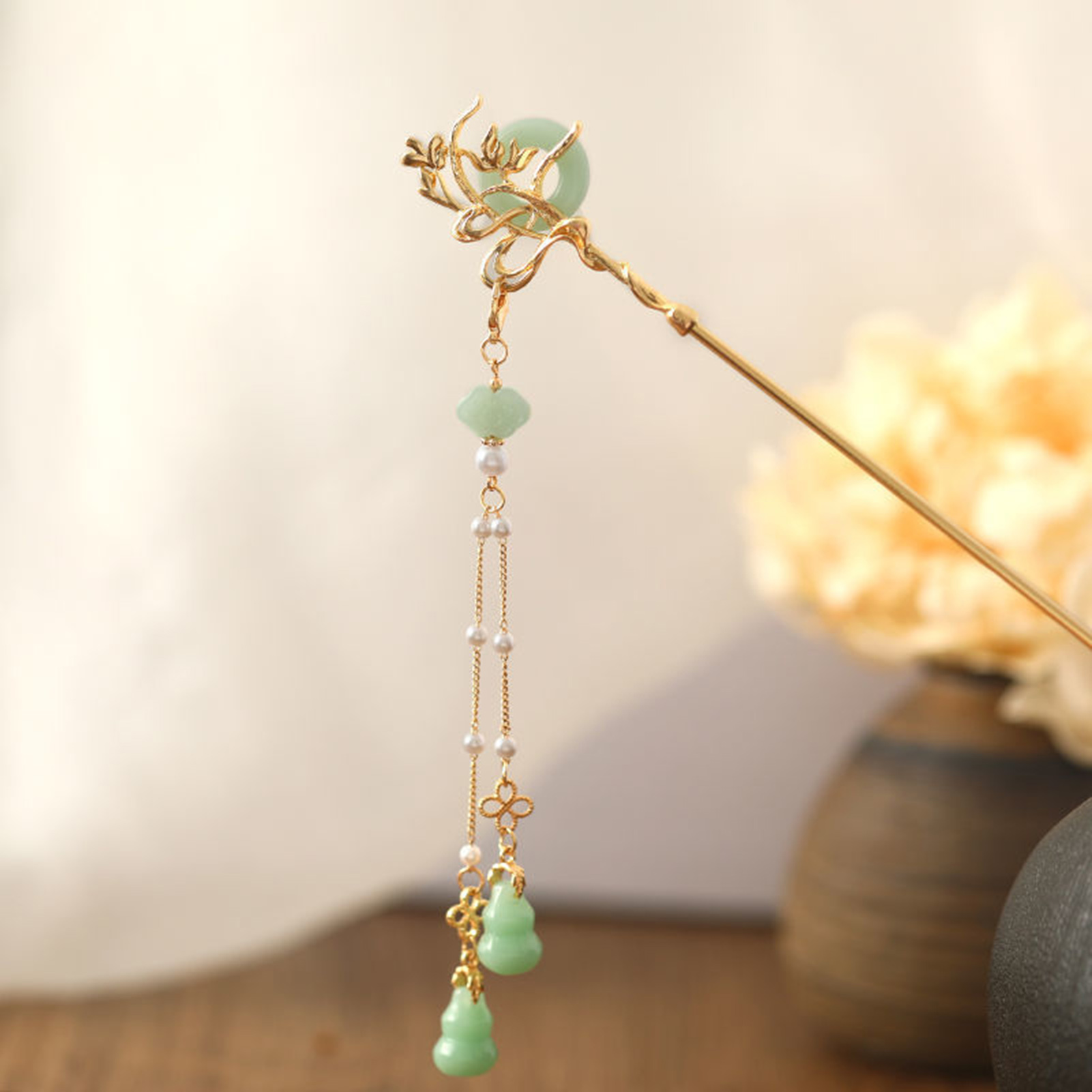 النمط الصيني الزجاج دبوس الشعر - مراجعة Jewelry Making Adults وسعره