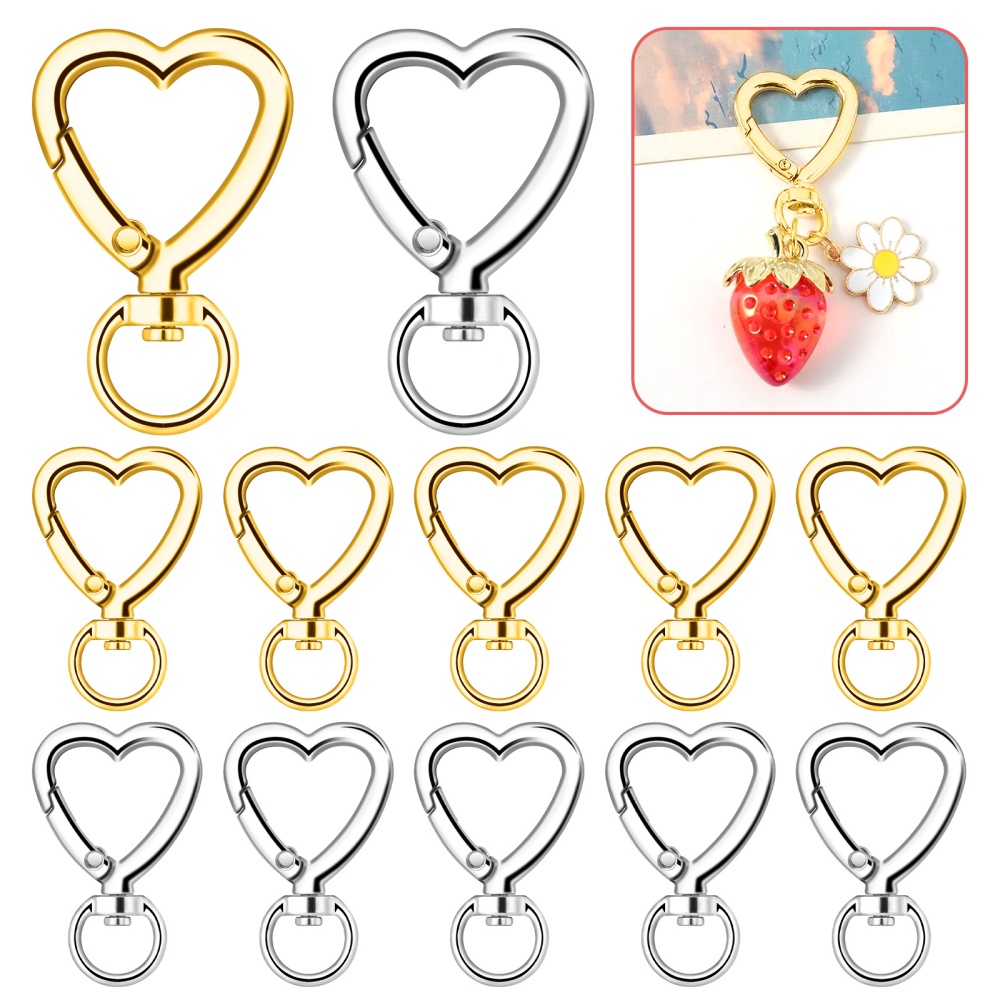 10 قطع مشابك معدنية على شكل قل - مراجعة Jewelry Making Kit For Beginners وسعره