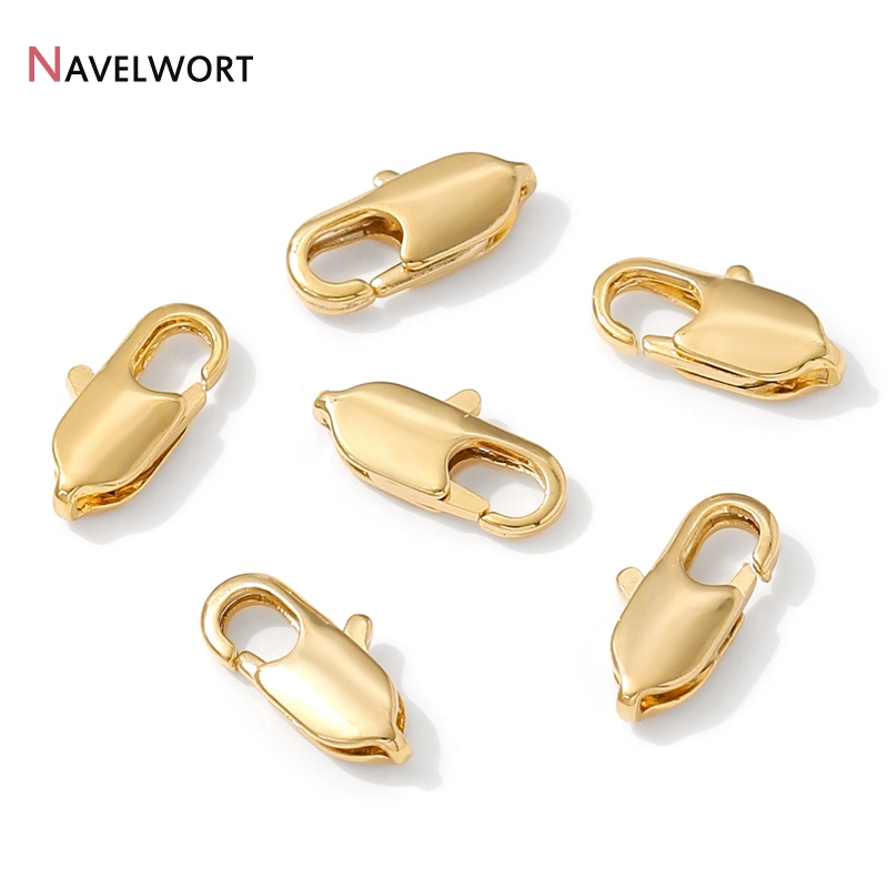 5/10/15 قطعة مشابك بيضاوية من  - مراجعة Jewelry Making Gold وسعره