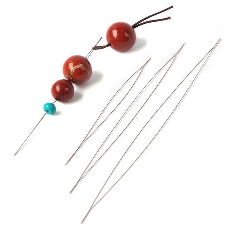 1-10 قطع إبر خرز بعين كبيرة قا - مراجعة Jewelry Making Tools And Supplies وسعره