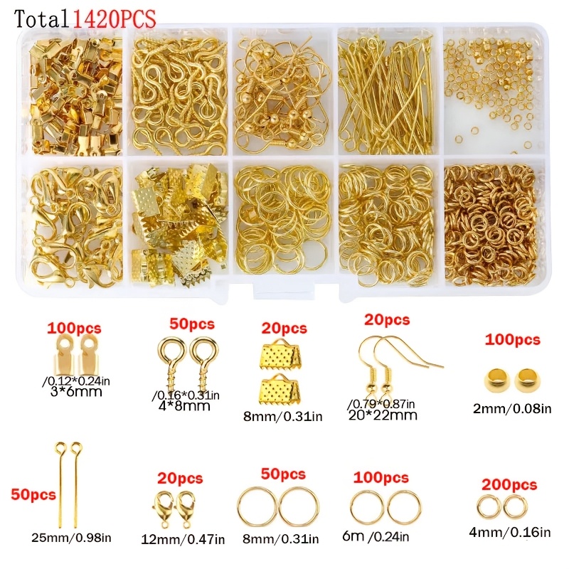 1420 قطعة في صندوق واحد، مجموع - مراجعة Jewelry Making Tools And Supplies وسعره