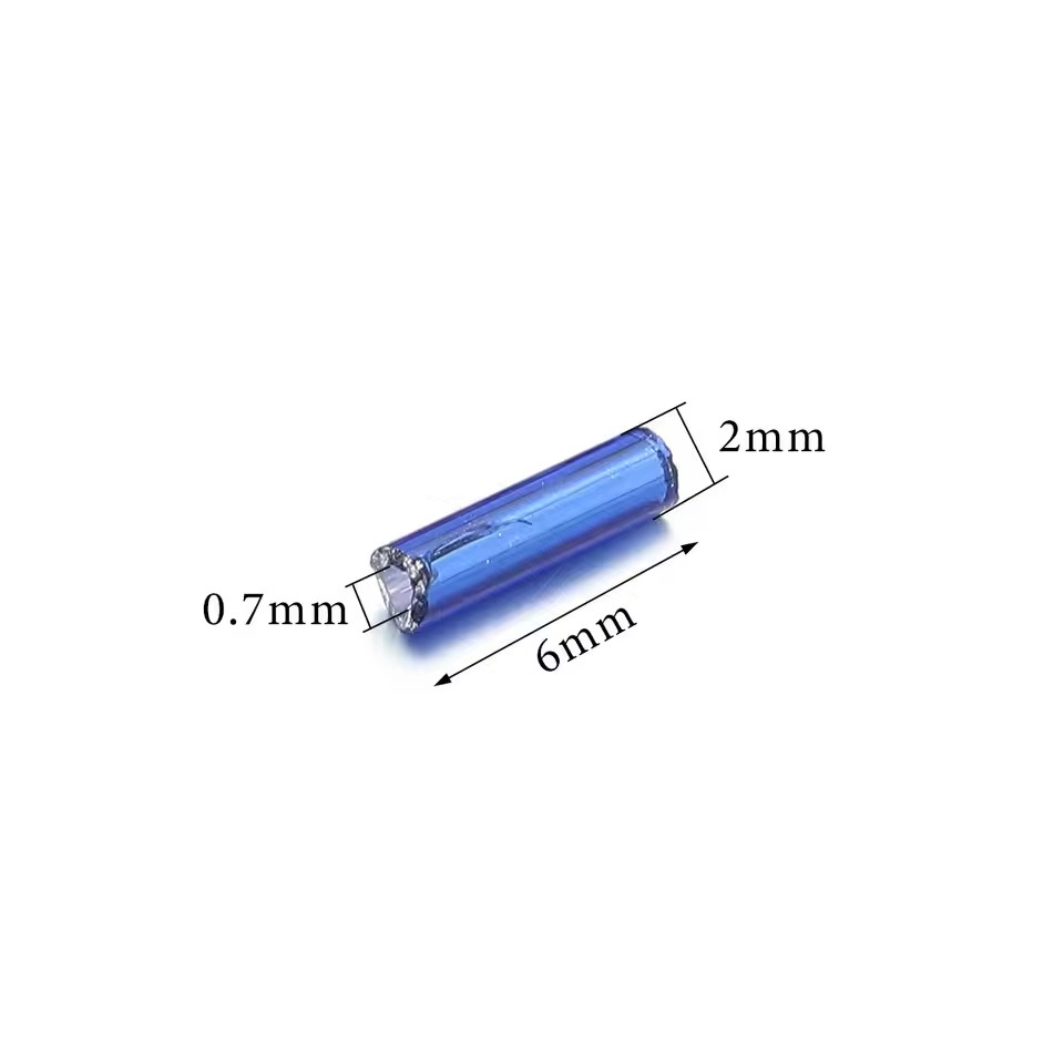 10 جرام/حزمة 2 مللي متر الزجاج - مراجعة Seed Bead Tube وسعره